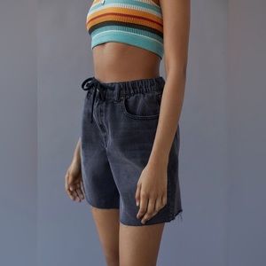 BDG black denim cutoffs